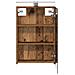 Mobiletto per specchio da bagno con lo scaffale Legno vecchio - Foto miniatura 7