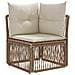 Set Divano da Giardino 10 pcs Beige polyrattan - Foto miniatura 2