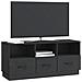 Mobile TV Nero 102 x 34,5 x 47 cm Legno ingegnerizzato - Foto miniatura 2