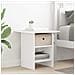 Comodino 2 pcs Bianco 41 x 40 x 45 cm Legno multistrato - Foto miniatura 4