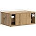 Mobiletto da notte a muro Rovere Artigianale 49 x 34,5 x 24 cm - Foto miniatura 6