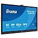 TE5513A-B2AG visualizzatore di messaggi Pannello piatto interattivo 138,7 cm (54.6") Wi-Fi 500 cd /m² 4K Ultra HD Nero Touch screen Processore integrato Android 24/7 - Foto miniatura 1