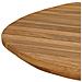 Piano del tavolo 120 x 70 x 3,5 cm Ovale Legno di teak solido - Foto miniatura 6