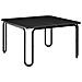 Tavolino da salotto Nero 59 x 59 x 45 cm Legno ingegnerizzato - Foto miniatura 1