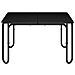 Tavolino da salotto Nero 59 x 59 x 45 cm Legno ingegnerizzato - Foto miniatura 3