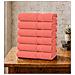 Set 6 Asciugamani Viso 55x100 cm - Eleganza e Comfort per il Tuo Bagno - Living Coral /Corallo - Foto miniatura 1