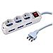 IUPS-PCP-6I3S - Presa multipla 6 italiane / 3 Schuko con interruttore - Foto miniatura 1