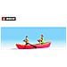 Canoa (non galleggiante) con personaggi N - Foto miniatura 1