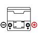 Exfb440 Batteria 12v 44 Ah 400 A Lancia Y - Foto miniatura 2