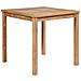 Tavolo Da Pranzo Per Esterni 80x80x77 Cm Massello Di Teak - Foto miniatura 1