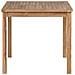 Tavolo Da Pranzo Per Esterni 80x80x77 Cm Massello Di Teak - Foto miniatura 3