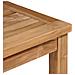 Tavolo Da Pranzo Per Esterni 80x80x77 Cm Massello Di Teak - Foto miniatura 4