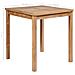 Tavolo Da Pranzo Per Esterni 80x80x77 Cm Massello Di Teak - Foto miniatura 5