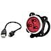 Fanale Posteriore B-race Bright Led Ricaricabile Usb Per Biciclette - Foto miniatura 1