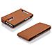 Custodia Compatibile Con Htc Desire 500 In Marrone Cioccolata - Coperchio Protettivo In Design Flip Realizzato In Similpelle Testurizzata - Foto miniatura 2