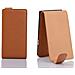 Custodia Compatibile Con Htc Desire 500 In Marrone Cioccolata - Coperchio Protettivo In Design Flip Realizzato In Similpelle Testurizzata - Foto miniatura 3