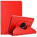 Custodia Tablet Per Samsung Galaxy Tab A 2016 (7.0"" Pollici) Sm-t280n In Rosso Papavero - Copertura Protettiva In Stile Libro Senza Auto Wake Up Con Funzione Stand E Cerniera Elastico - Foto miniatura 1