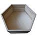 Scaffale Esagonale In Legno 30 X 26,5 X 10 Cm - Foto miniatura 4