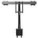 Supporto per doppio monitor Regolazione altezza sincronizzata Morsetto per monitor VESA da 17 ""a 32"" (ARMSLMBARDUO)  - Foto miniatura 3