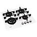 Piano Cottura GOWL 628 / WH a Gas 4 Fuochi Gas Colore Bianco - Foto miniatura 3