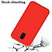 Custodia Compatibile Con Samsung Galaxy J6 2018 Eu Version In Liquid Rosso - Coperchio Protettivo In Silicone Tpu Flessibile - Foto miniatura 6