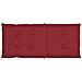 Cuscini Per Sedie Da Giardino 2 Pz Rosso Vino 120x50x4 Cm - Foto miniatura 2