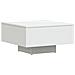Tavolino da Salotto Bianco 60x60x31,5 cm in Legno Multistrato - Foto miniatura 6