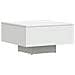 Tavolino da Salotto Bianco 60x60x31,5 cm in Legno Multistrato - Foto miniatura 1