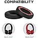 Cuscinetti Auricolari Per Beats Solo 2/3 In Pelle Pu 1 Paio Nero - Foto miniatura 4