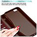 Cadorabo Custodia Compatibile Con Apple Iphone 6 Plus / 6s Plus In Rosso Scuro Con Ornamenti - Coperchio Protettiva Con Chiusura Magnetica, Funzione Stand E Tasca Per Le Carte - Foto miniatura 3