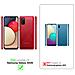 Custodia Compatibile Con Samsung Galaxy A02s In Grigio Fiore - Coperchio Protettivo In Design Floreale Con Chiusura Magnetica, Funzione Stand E Slot Per Carte - Foto miniatura 2