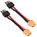 2 Pezzi 12awg Con Connettore Femmina Xt60 Adattatore Cavo In Silicone Compatibile Con Traxxas Rc Lipo Nimh Caricabatterie Esc, 10cm - Foto miniatura 4
