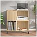 Mobile Porta Dischi Rovere Sonoma 84,5x38x89 Legno Multistrato - Foto miniatura 2