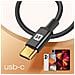 Cavo Jack 3,5 Mm Verso Usb-c, Adattatore Audio Nero 1 Metro E 50 - Foto miniatura 3