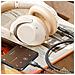Cavo Jack 3,5 Mm Verso Usb-c, Adattatore Audio Nero 1 Metro E 50 - Foto miniatura 5