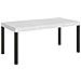 Tavolo Allungabile 90x180/440 Cm Everyday Telaio Antracite - Bianco Frassino - Foto miniatura 1