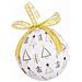 Palle Di Natale Bianco Dorato Carta Polyfoam 7,5 X 7,5 X 7,5 Cm (14 Unità) - Foto miniatura 2