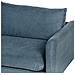 Divano Angolare 4 Posti Vinterbro Ciniglia Blu Lato Destro - Foto miniatura 4