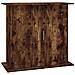 Supporto Acquario 81x36x73 Cm In Legno Multistrato Rovere Fumo - Foto miniatura 1