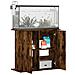 Supporto Acquario 81x36x73 Cm In Legno Multistrato Rovere Fumo - Foto miniatura 3