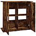 Supporto Acquario 81x36x73 Cm In Legno Multistrato Rovere Fumo - Foto miniatura 5