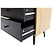 Mobile Madia Credenza Da Interno Camera Da Letto In Legno Nobilitato Bilaminato Con 1 Anta E 3 Cassetti Linea Classic - Foto miniatura 6