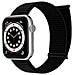 Cinturino Per Apple Iwatch In Nylon Intrecciato Black M - Foto miniatura 3
