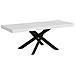 Tavolo Allungabile 90x180/284 Cm Volantis Premium Bianco Frassino Telaio Antracite - Foto miniatura 1