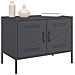 Mobili Tv 2pz Antracite 68x39x50,5 Cm In Acciaio - Foto miniatura 8
