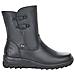 Black Casual Leather Boots Stivali Pelle Scarpe Donna Nero Eu 39, Z7172-00 - Foto miniatura 1