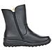 Black Casual Leather Boots Stivali Pelle Scarpe Donna Nero Eu 39, Z7172-00 - Foto miniatura 3