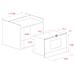 ML 8220 BIS Grigio Microonde combinato Da incasso 22 L 2500 W - Foto miniatura 5