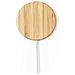 Caricabatterie Wireless Da 10 W. Bambù Naturale Magnetico A Ricarica Rapida 6,9x0,9x6,9 Cm. Colore Del Legno - Foto miniatura 1