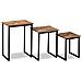 Lusso Casadino -  Set Tavolini A Incastro 3 Pz In Teak Massello Di Recupero - Foto miniatura 3